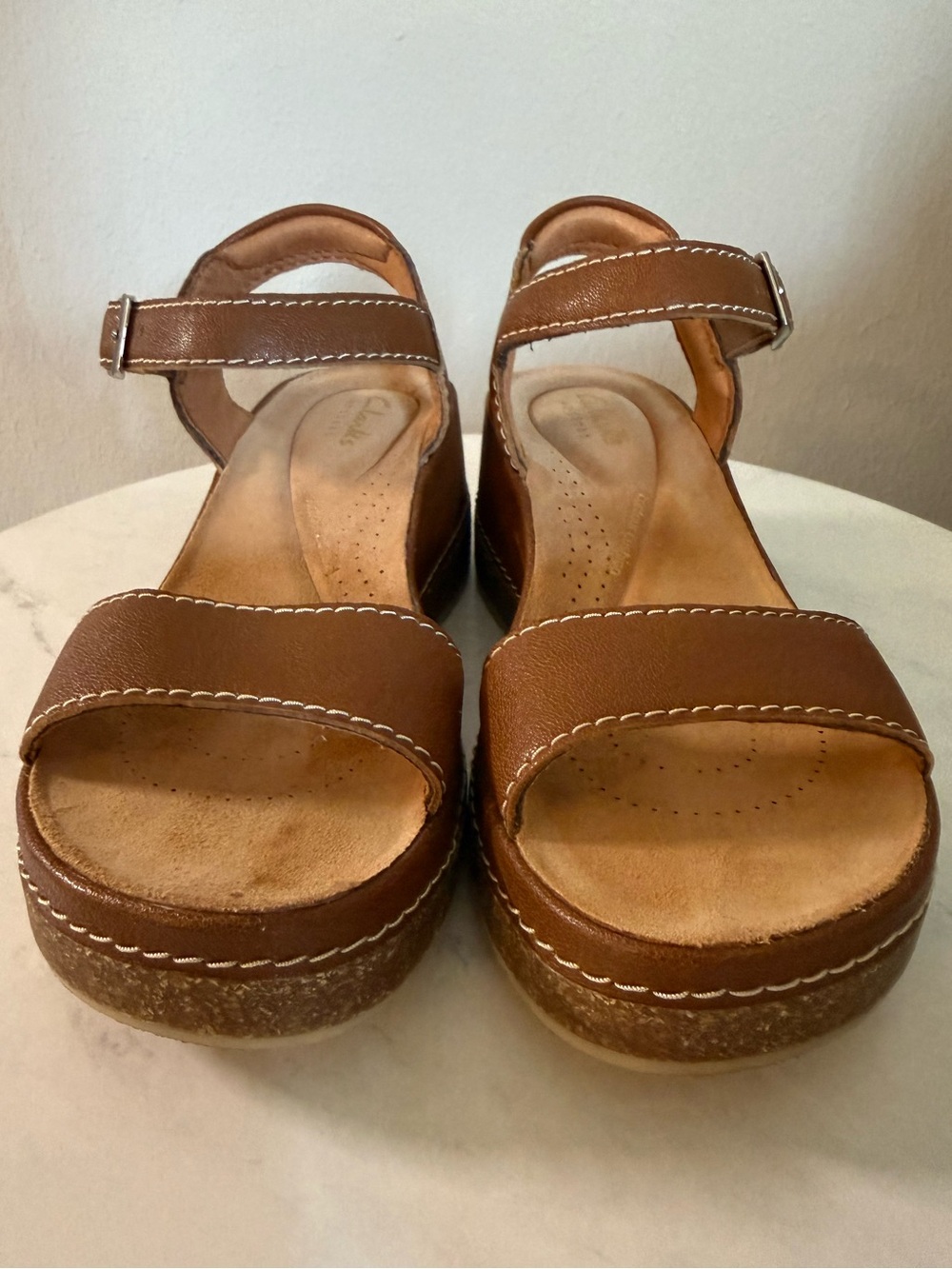 EUC Clarks Kassanda Lily Sandals Size 5.5 Med - Picture 4 of 11